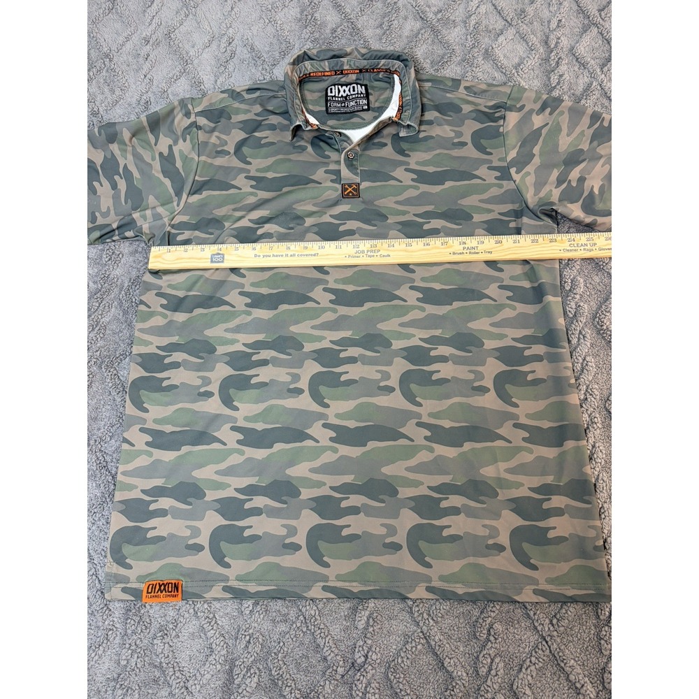 Dixxon Camouflage Short Sleeve Shirt Size XL - Picture 3 of 7